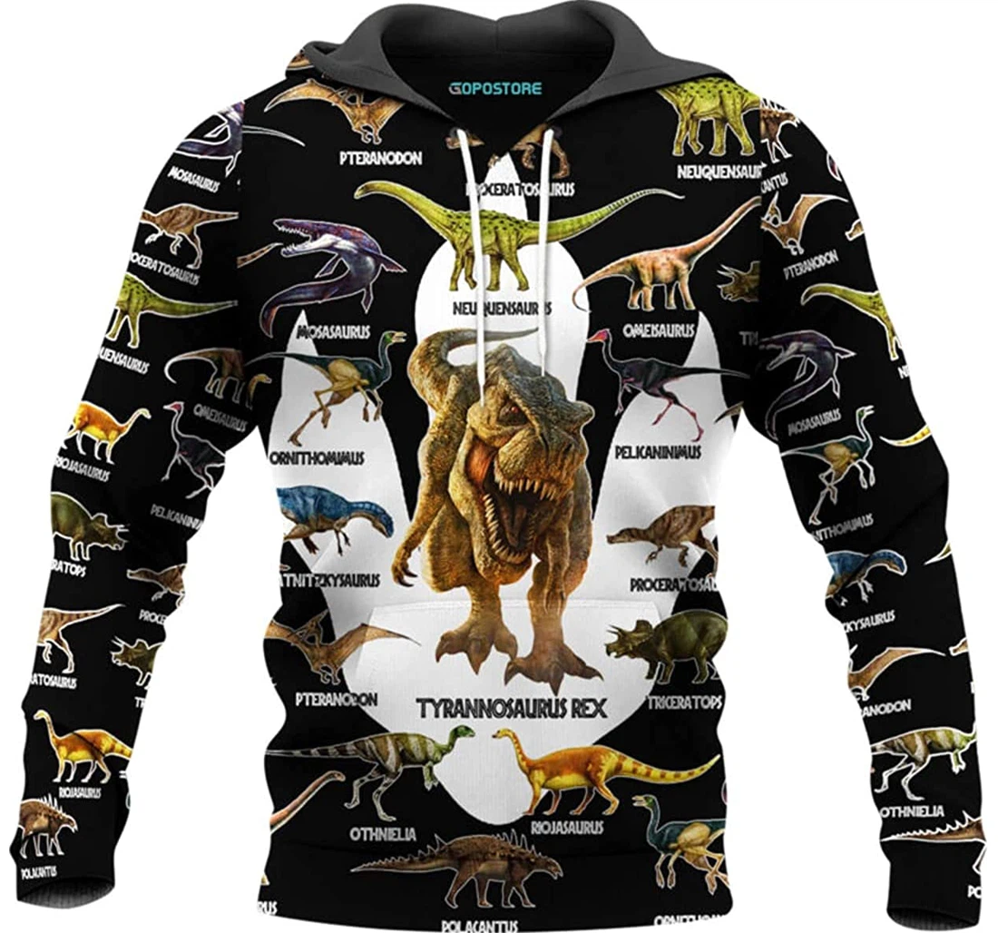 Dinosaur Art T Rex Jurassic World Shirts Fleece Short - 3D Printed Pullover Hoodie