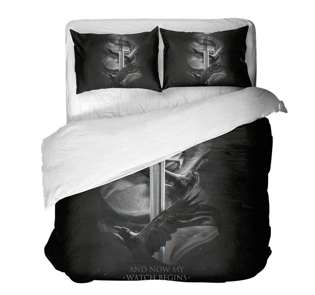 Bedding Set - Dragon Pattern Included 1 Ultra Soft Duvet Cover or Quilt and 2 Lightweight Breathe Pillowcases