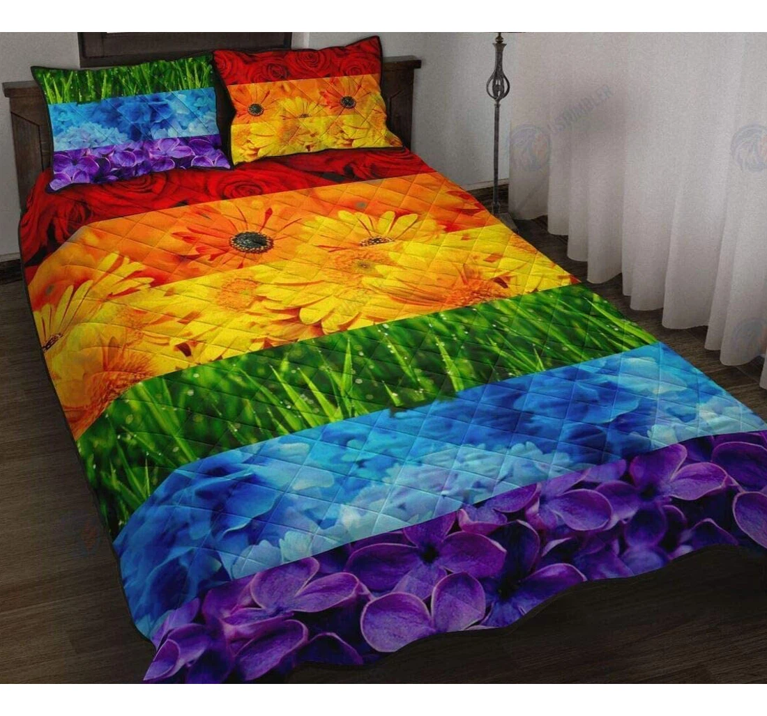 Bedding Set - Personalized Pride Birthday Included 1 Ultra Soft Duvet Cover or Quilt and 2 Lightweight Breathe Pillowcases