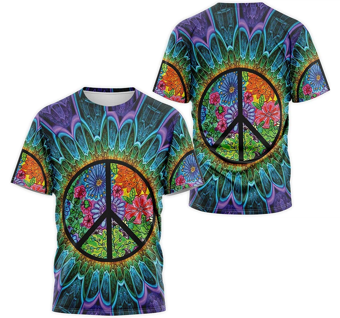 T-Shirt, Hoodie - Tie Dye Hippie Flower Floral 3D Printed