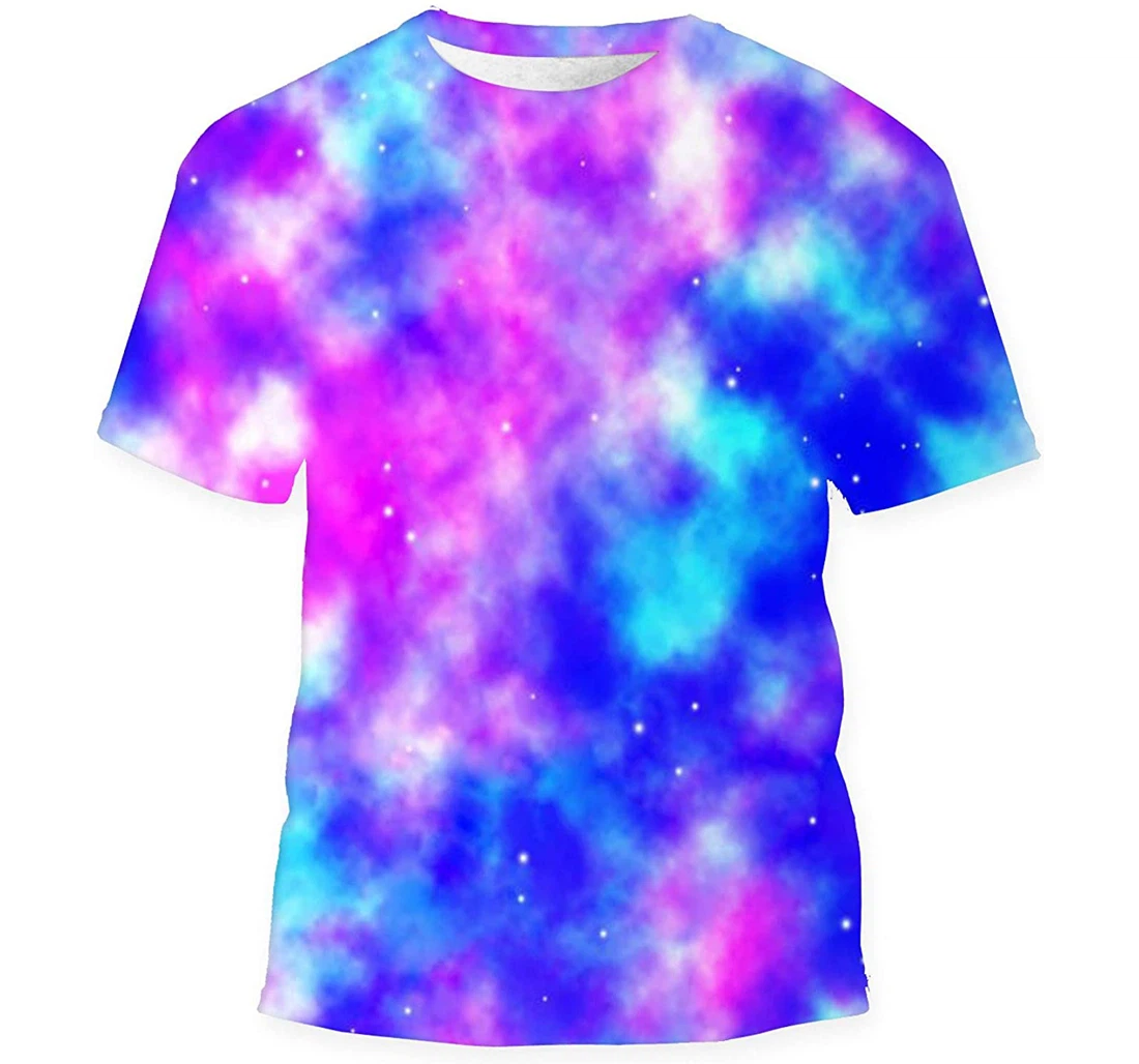 Space Universe Repeat Bright - 3D Printed T-shirt, Long Sleeves Shirt