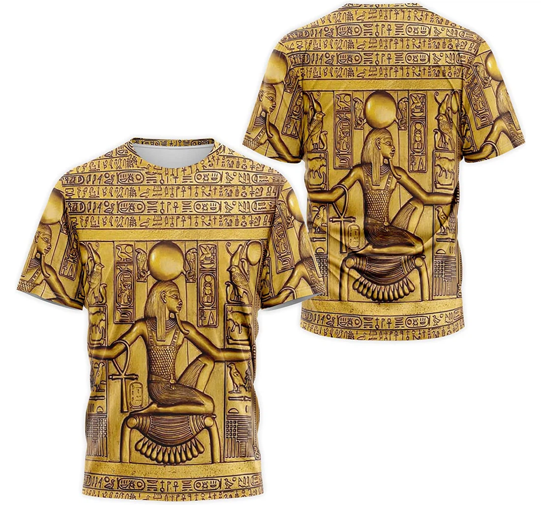 T-Shirt, Hoodie - Gold Ancient Egypt Pharaoh 3D Printed