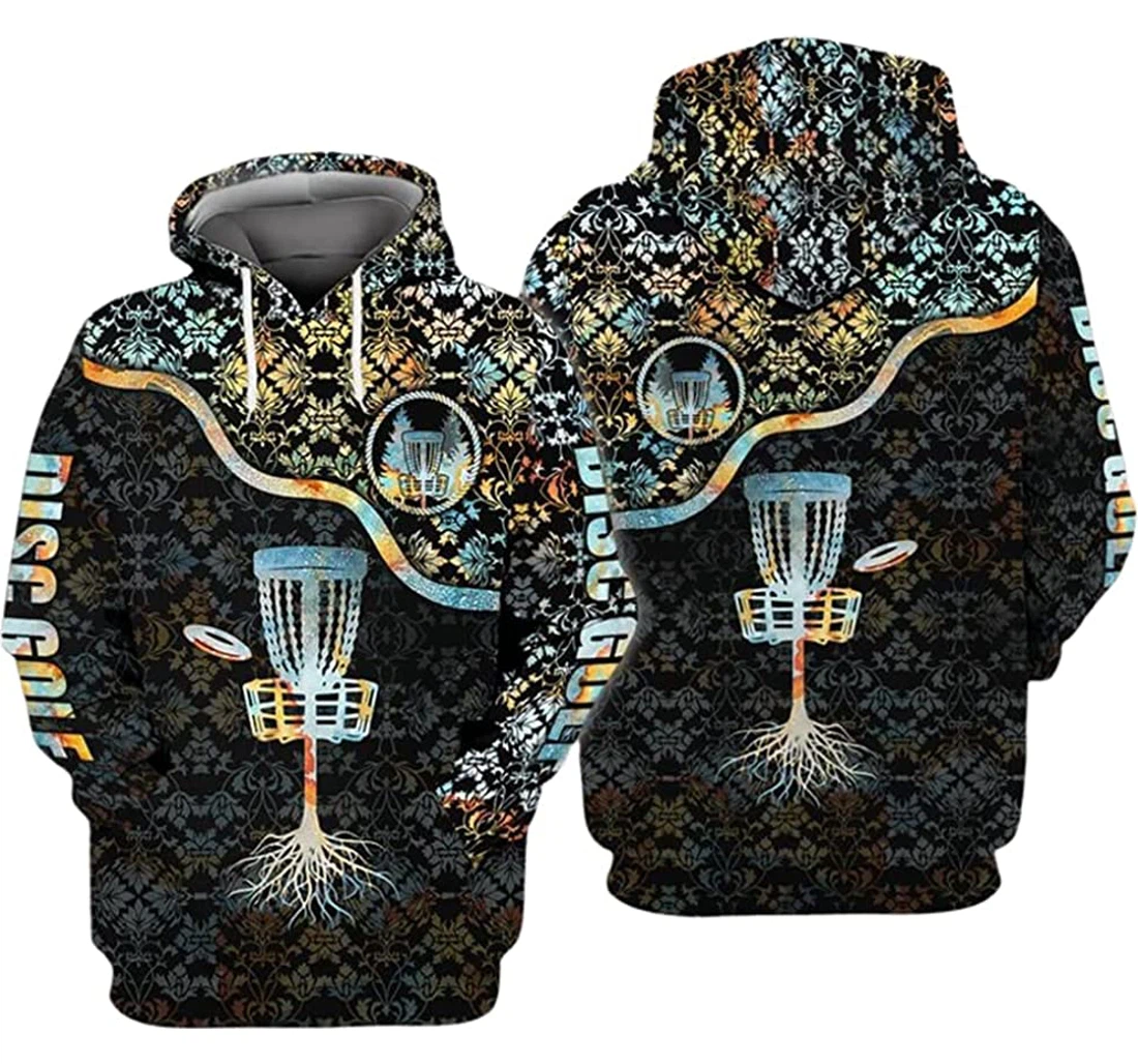 Disc Golf Tree Flower Pattern Included - 3D Printed Pullover Hoodie