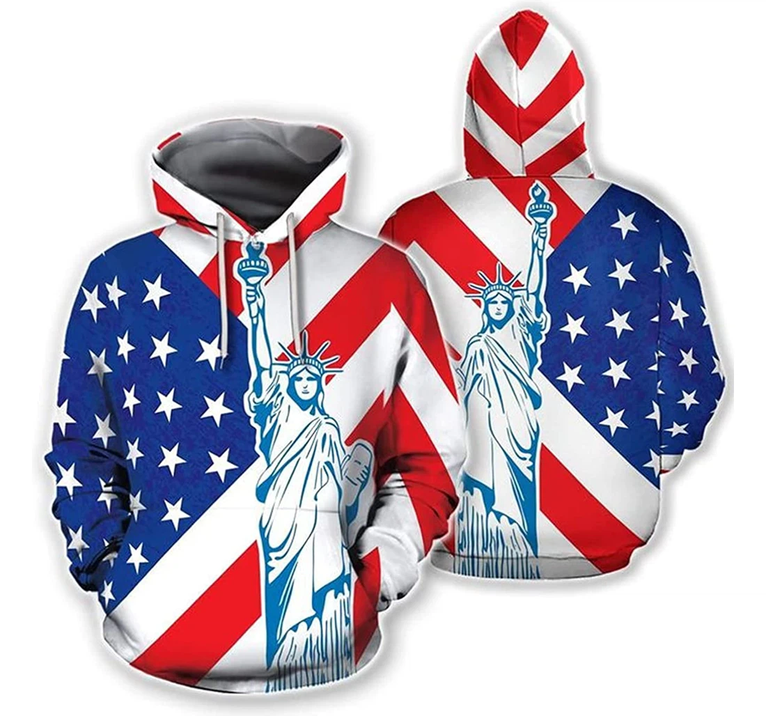 Personalized Usa Hunting Hoodies 3d Wolf Lion - 3D Printed Pullover Hoodie
