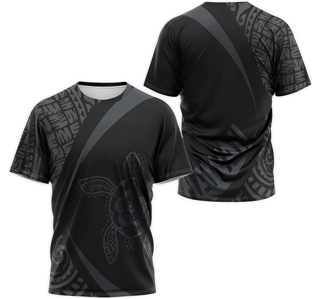 T-Shirt, Hoodie - Turtle Hawaii Polynesia Pattern 3D Printed