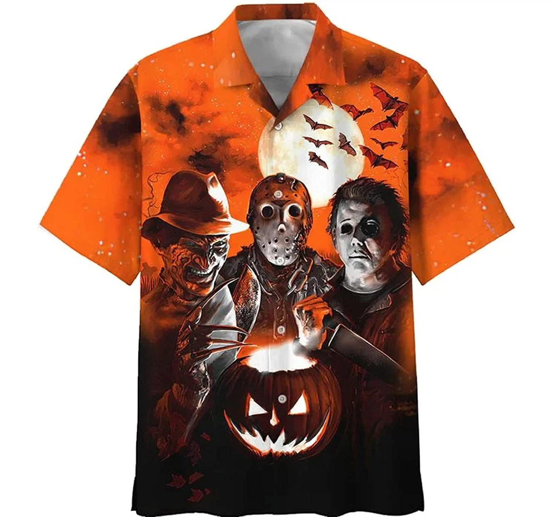Personalized Matano Jack Skellington Halloween Horror Movie Shirt,horror Night Shirt,halloween Friends Shirt,gift Halloween,halloween White Black Hawaiian Shirt, Button Up Aloha Shirt For Men, Women