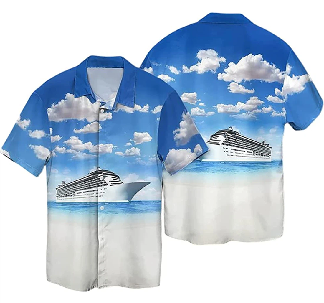 Personalized Cruise On The Sea Lover Hoodie, T-shirt, Sweatshirt Hawaiian Shirt, Button Up Aloha Shirt For Men, Women