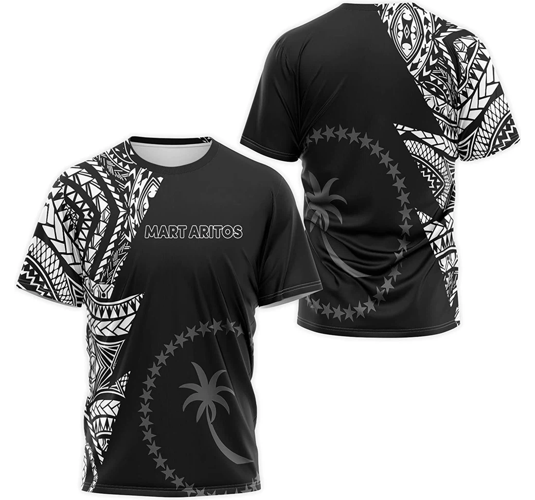 T-Shirt, Hoodie - Custom Name Polynesian Pattern 3D Printed