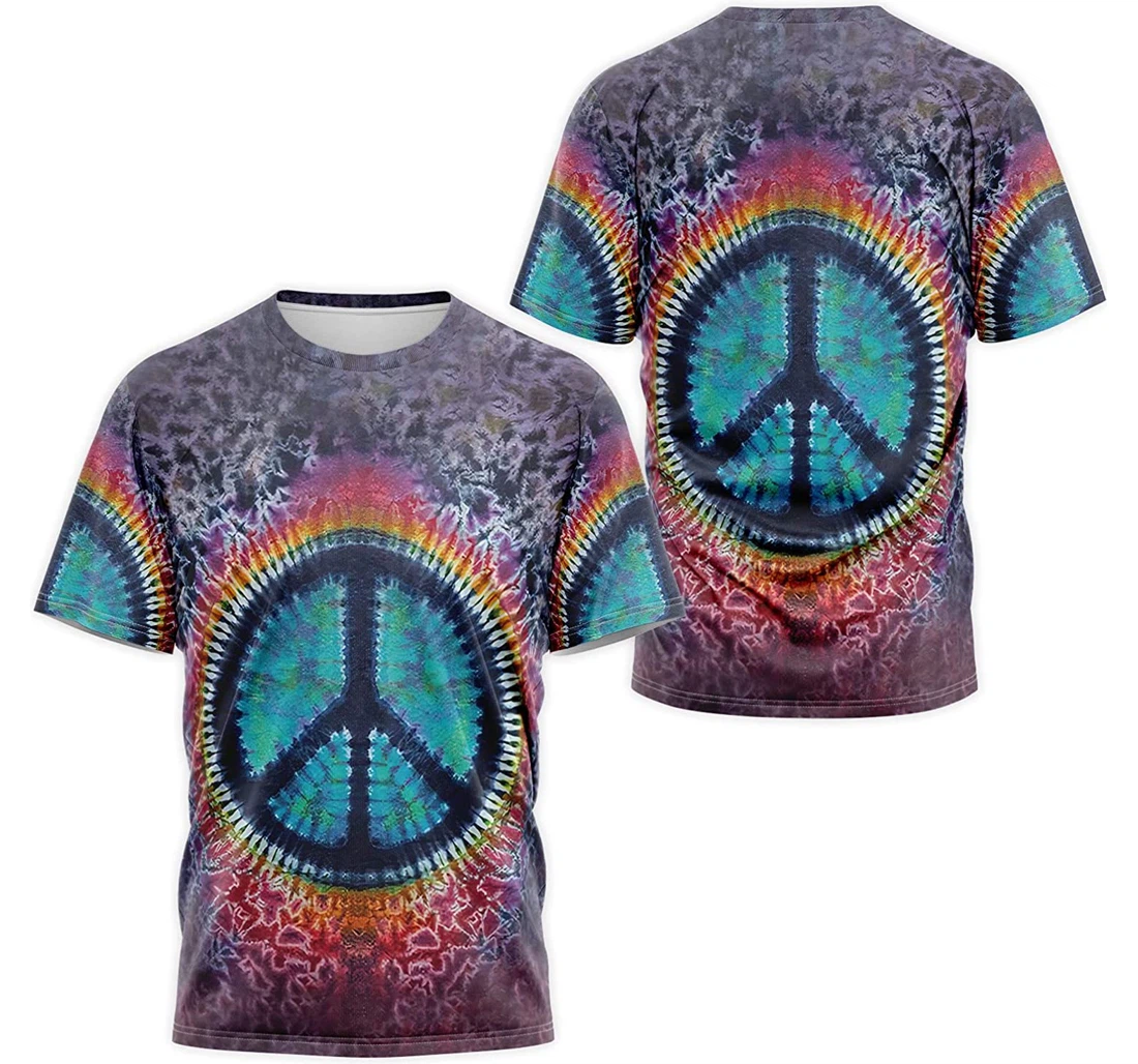 T-Shirt, Hoodie - Purple Tie Dye Hippie Magic 3D Printed