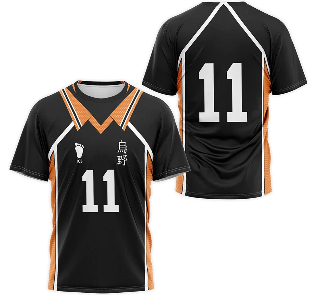 T-Shirt, Hoodie - Tsukishima Kei Volleyball Costume 3D Printed