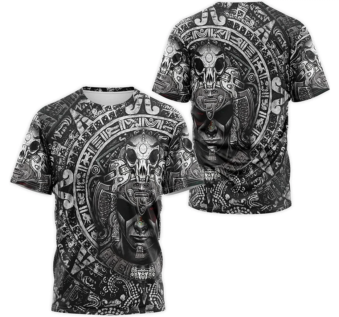 T-Shirt, Hoodie - Warrior Aztec Mayan Mexican Pattern 3D Printed