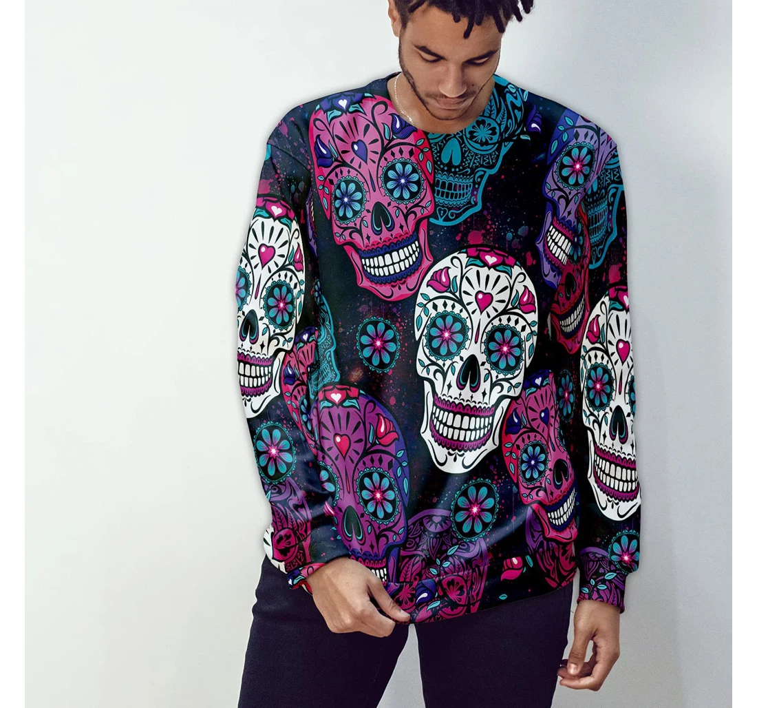 skull flower shirt