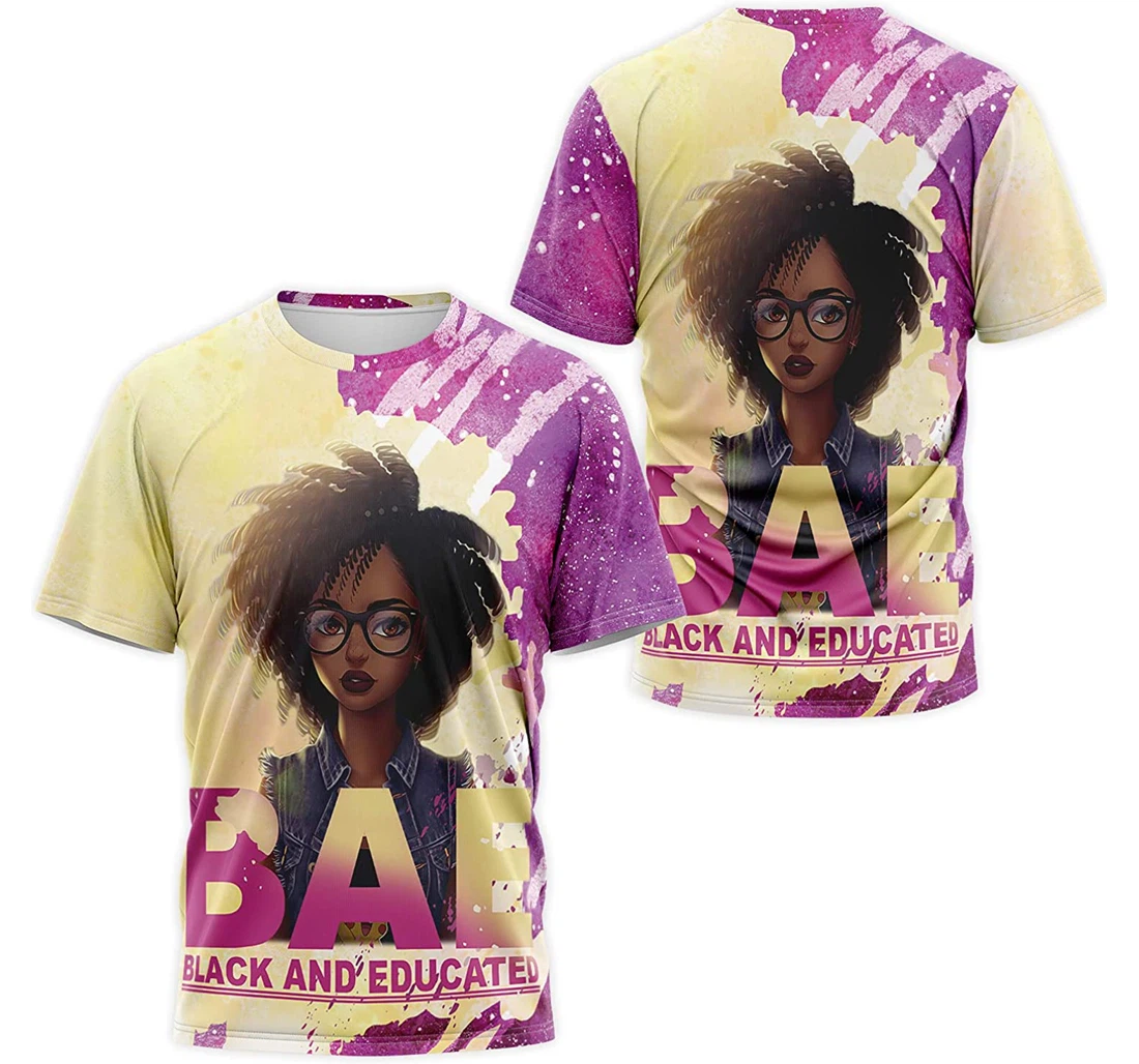 T-Shirt, Hoodie - Bae Educated 3D Printed