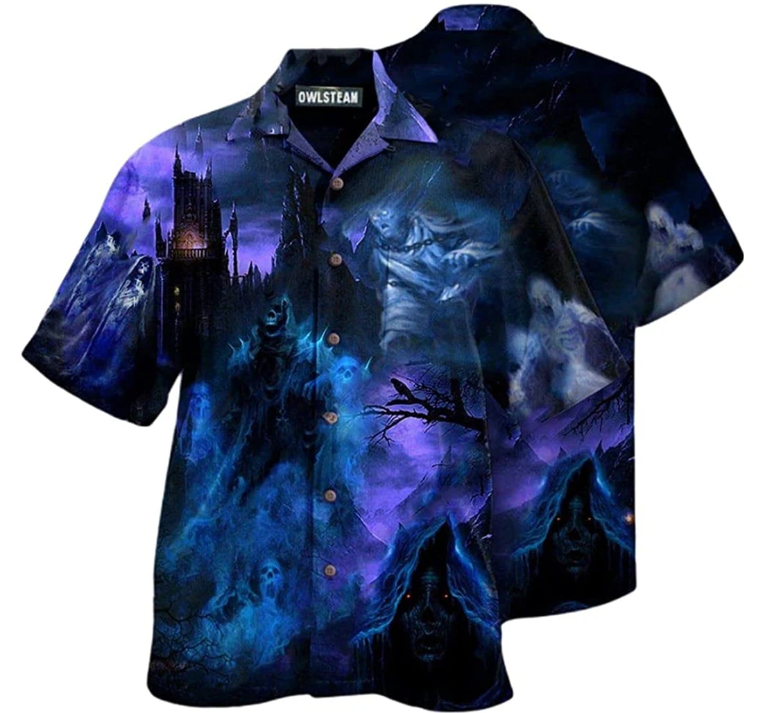 Personalized Halloween It's Skoopy Season Edition Short, Hawaiian Shirt, Button Up Aloha Shirt For Men, Women