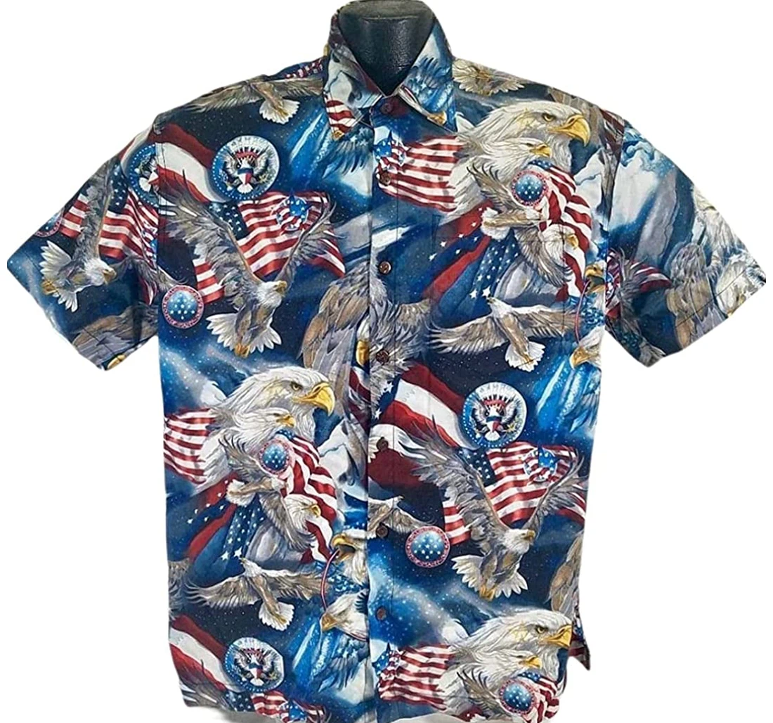 Personalized U.s Veteran - Happy Independence Day Short, Hawaiian Shirt, Button Up Aloha Shirt For Men, Women