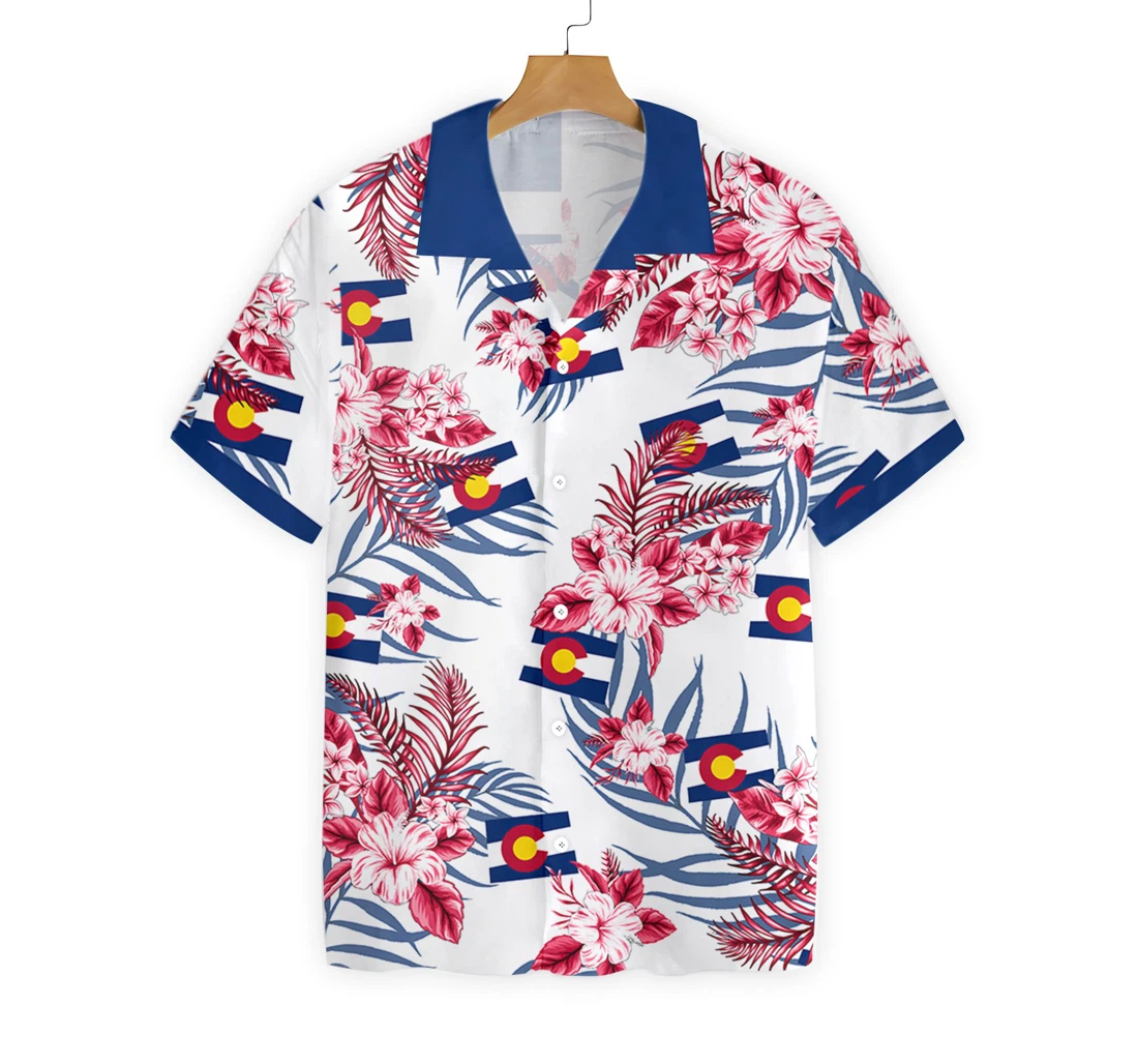 Colorado Proud Hawaiian Shirt, Button Up Aloha Shirt For Men, Women