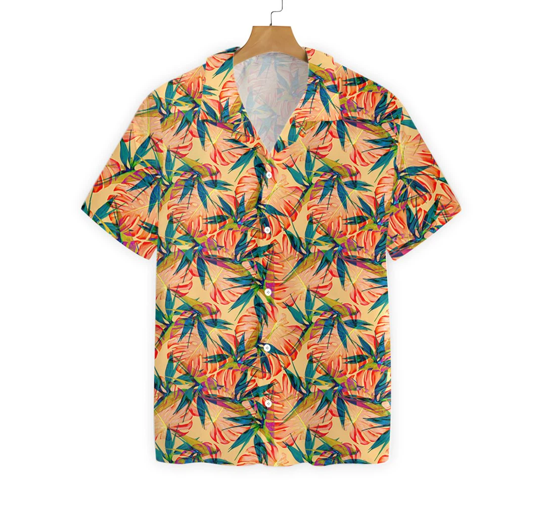 Seamless Pattern Hawaiian Shirt, Button Up Aloha Shirt For Men, Women