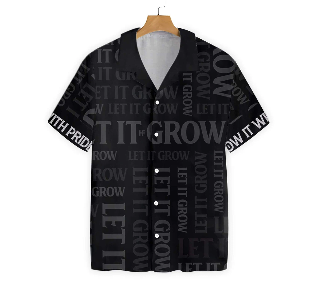 Let It Grow Custom Hawaiian Shirt, Button Up Aloha Shirt For Men, Women