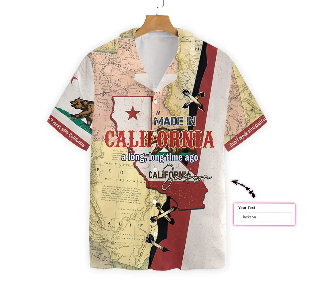 Made In California A Long, Long Time Ago Custom Hawaiian Shirt, Button Up Aloha Shirt For Men, Women