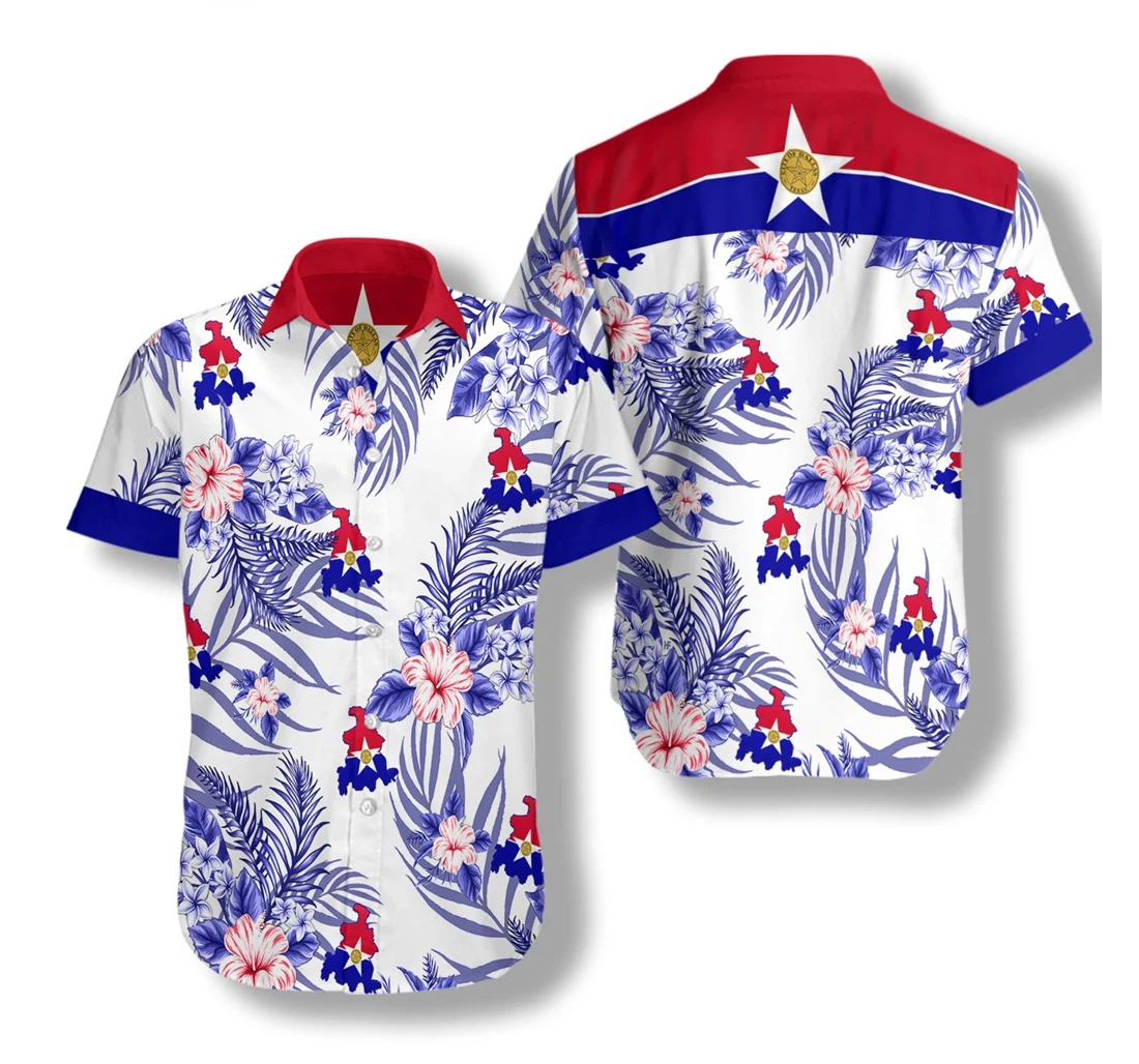 Dallas Proud Hawaiian Shirt, Button Up Aloha Shirt For Men, Women