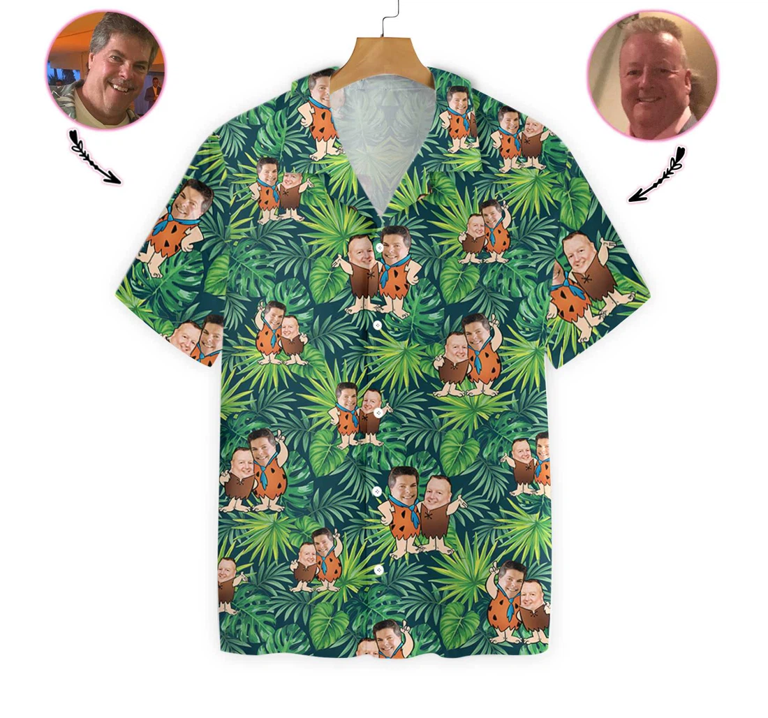 Customize Cartoon Hawaiian Shirt, Button Up Aloha Shirt For Men, Women