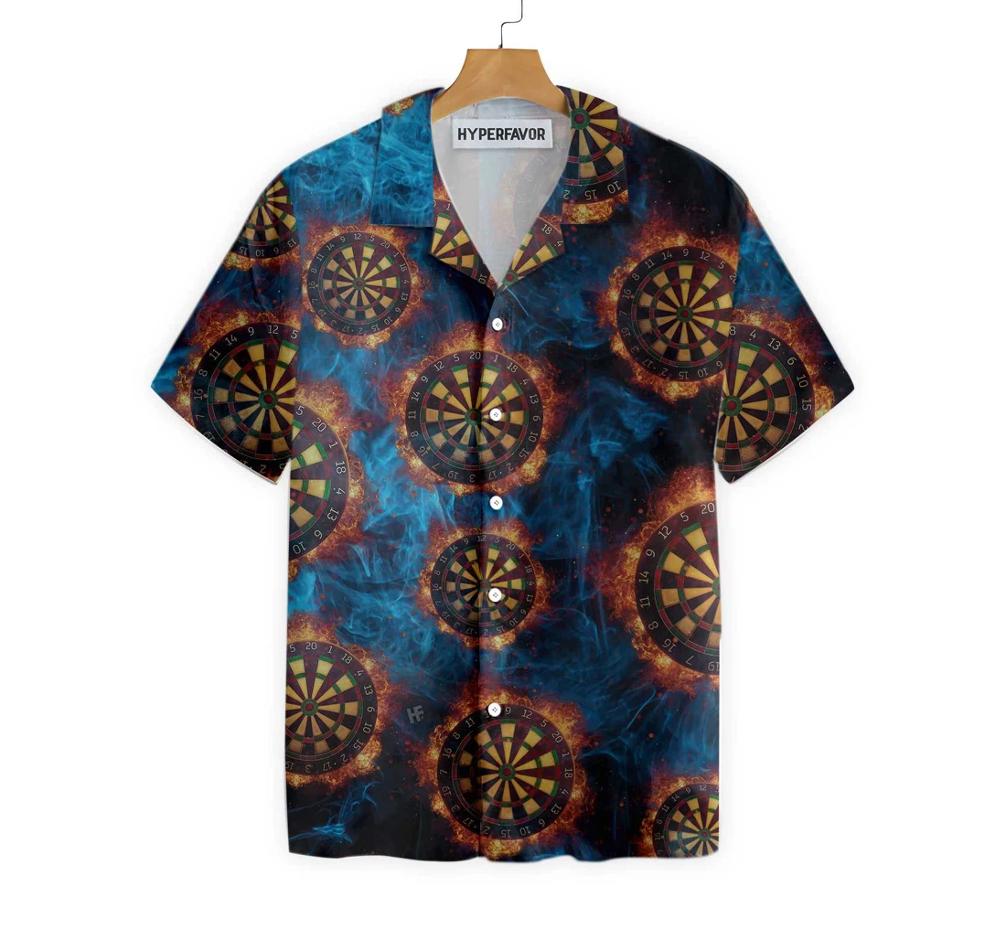 Born Play Dart Forced Work Hawaiian Shirt, Button Up Aloha Shirt For Men, Women