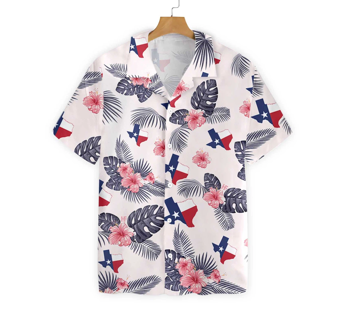 Texas It's Not A Party Until A Texas Girl Walks In Proud Texas Hawaiian Shirt, Button Up Aloha Shirt For Men, Women