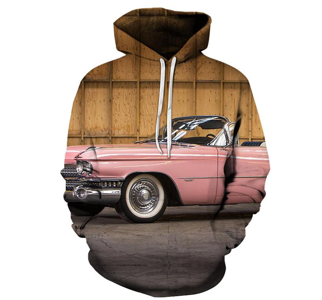 Shiny Caddy - 3D Printed Pullover Hoodie