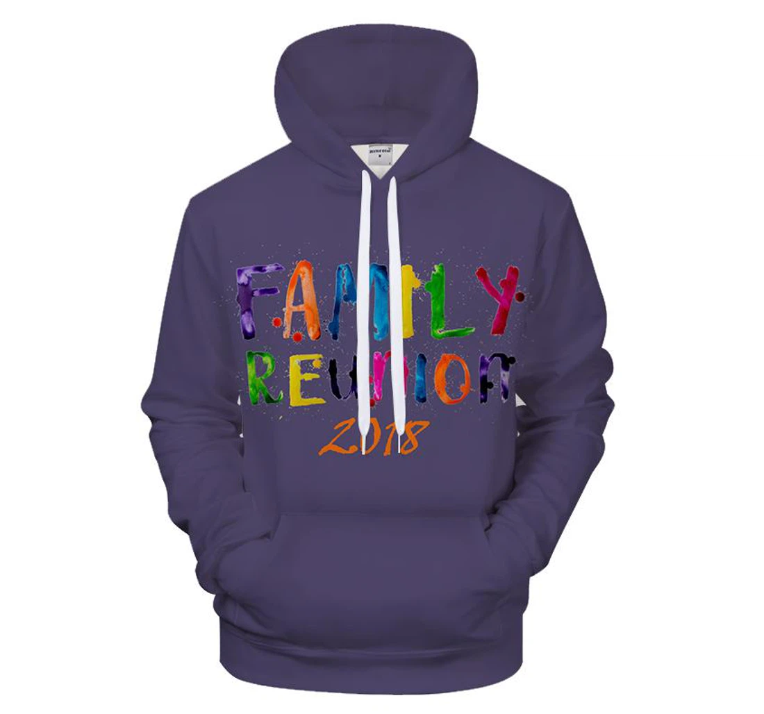 Family Reunion - 3D Printed Pullover Hoodie