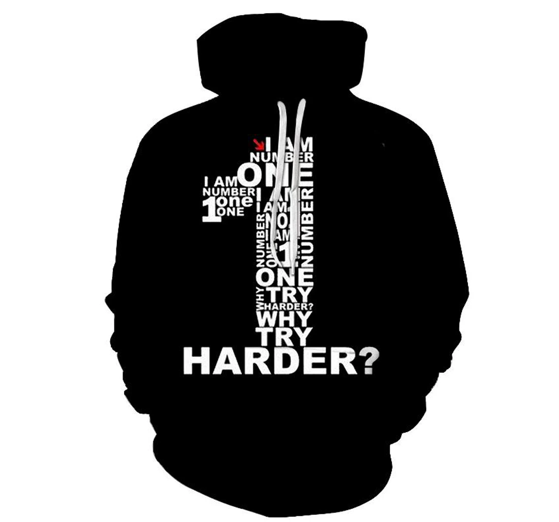 I Am Number One - 3D Printed Pullover Hoodie