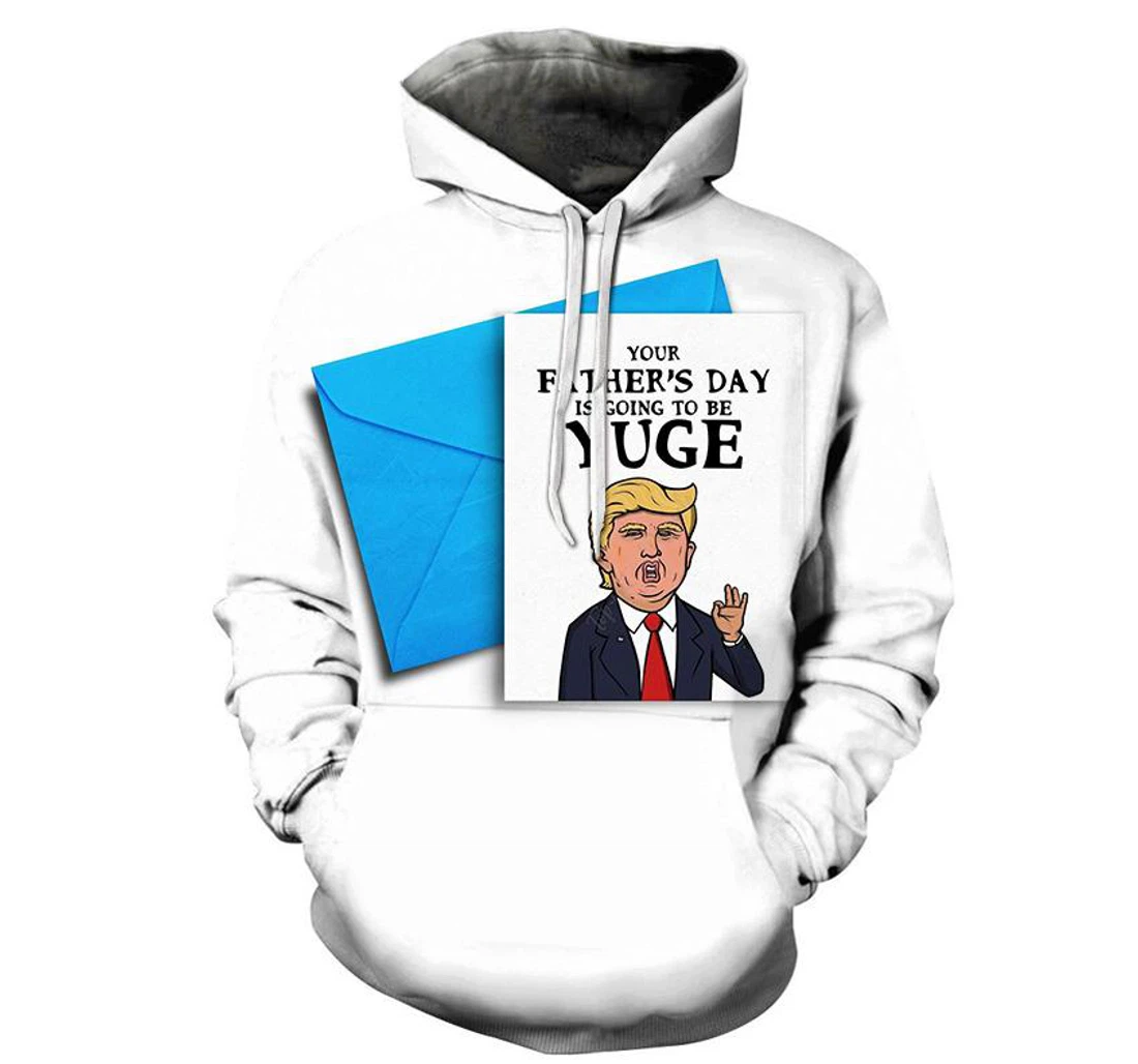 Funny Father's Day - 3D Printed Pullover Hoodie