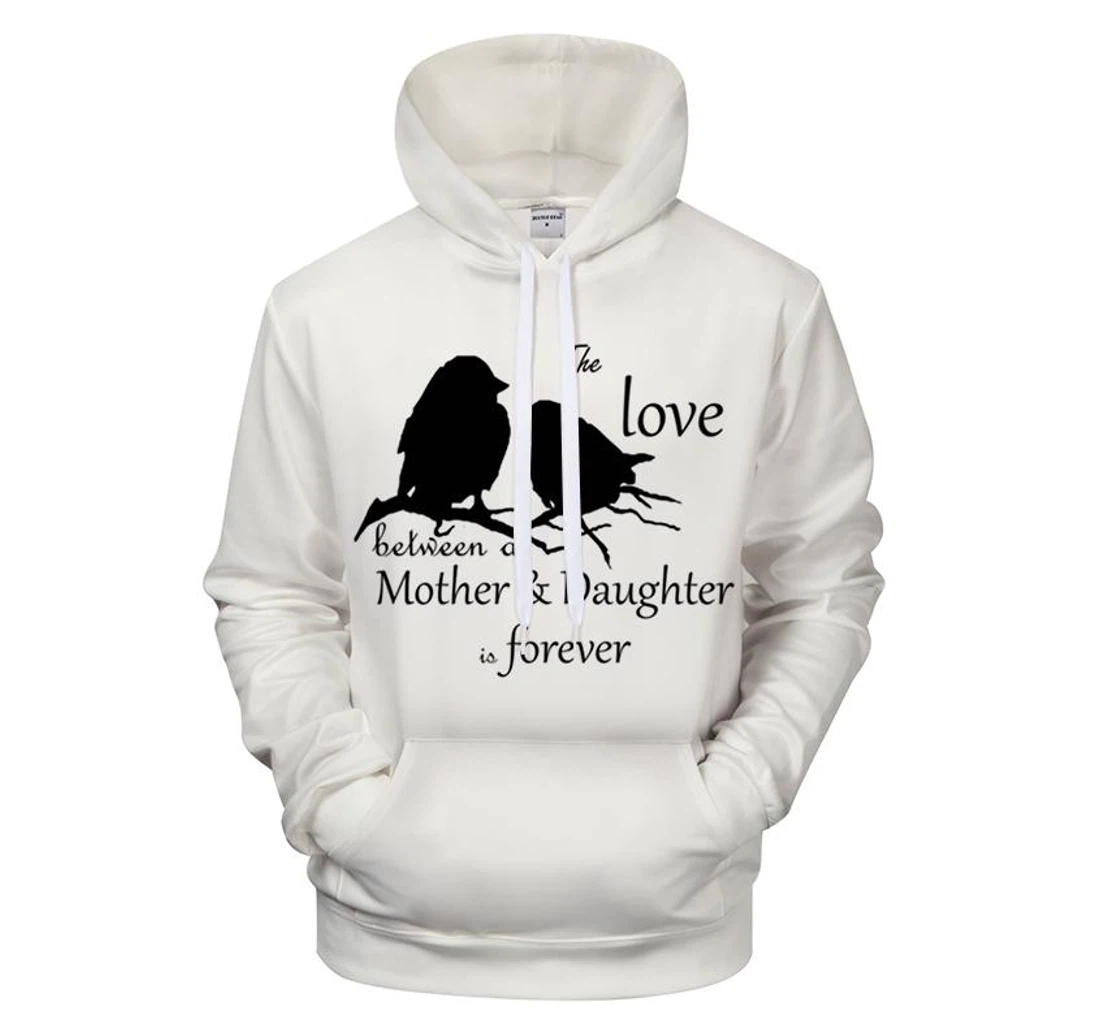 Mother & Daughter - 3D Printed Pullover Hoodie