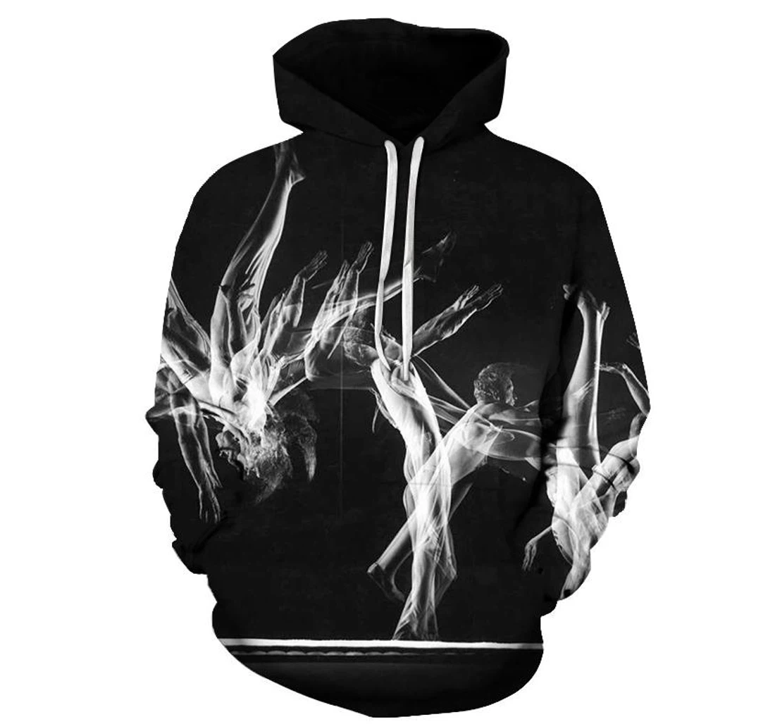 Flips Tumbling - 3D Printed Pullover Hoodie