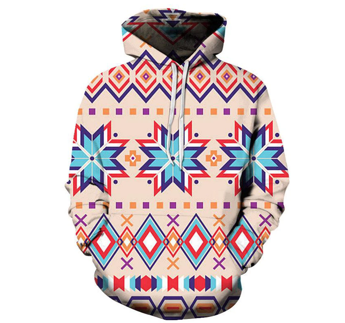 Mosaic Art - 3D Printed Pullover Hoodie