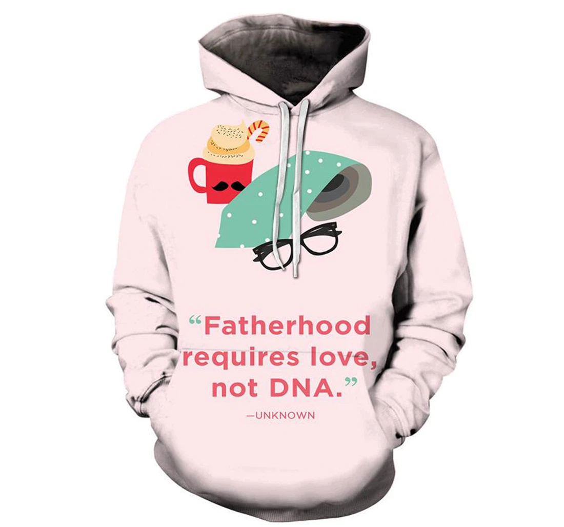 Father Requires Love - 3D Printed Pullover Hoodie