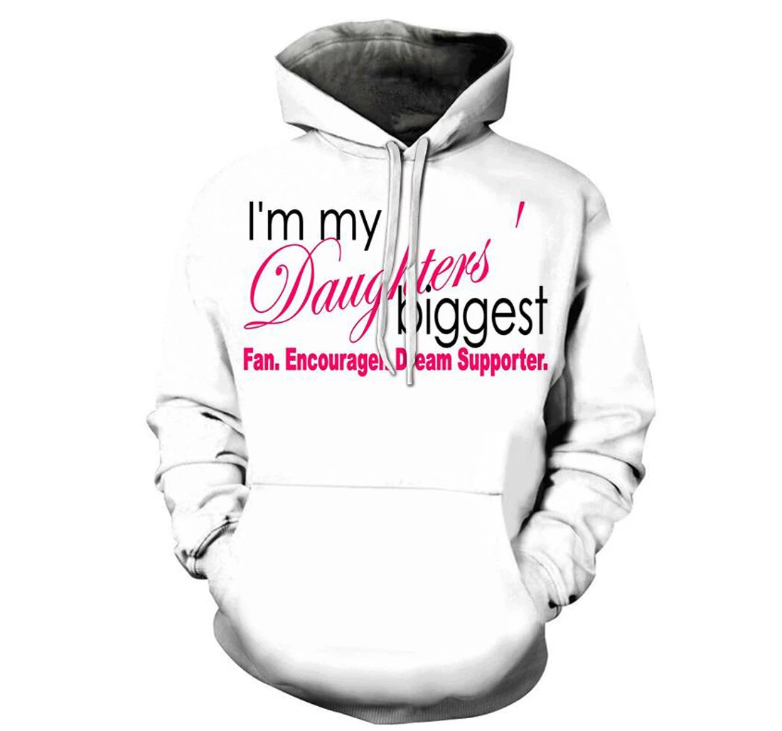 I'm My Daughters Mother Love - 3D Printed Pullover Hoodie