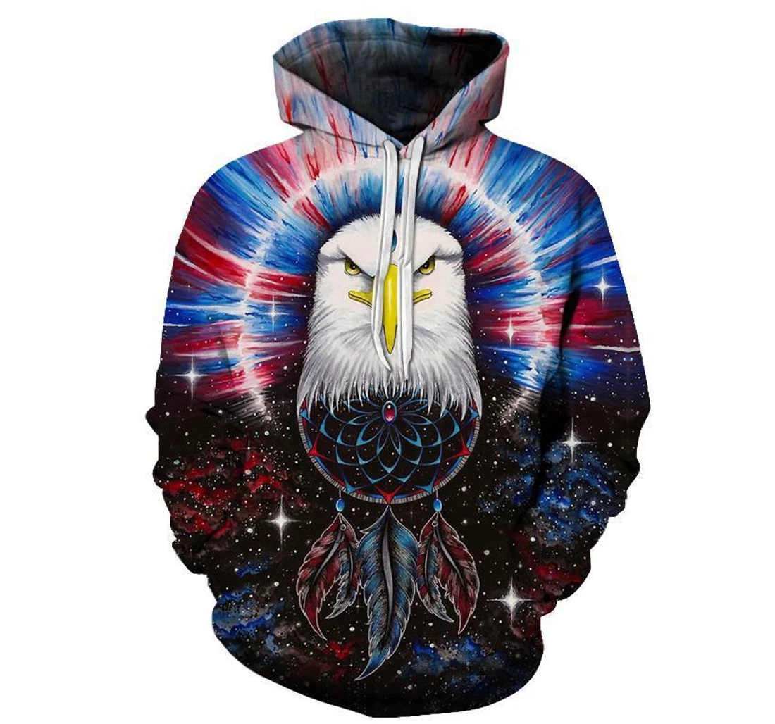 Eagle Dream-catcher - 3D Printed Pullover Hoodie