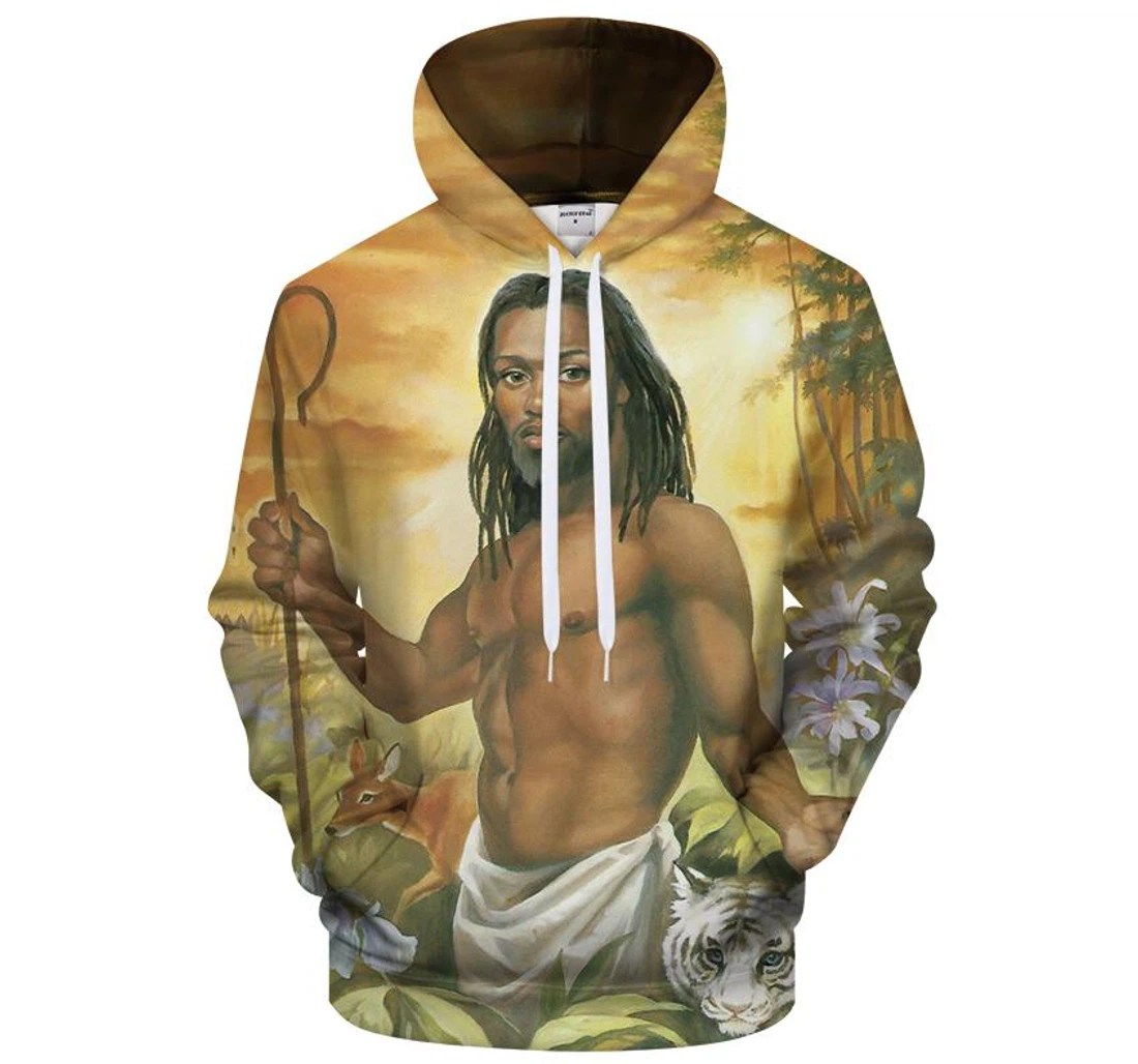 Jesus - 3D Printed Pullover Hoodie