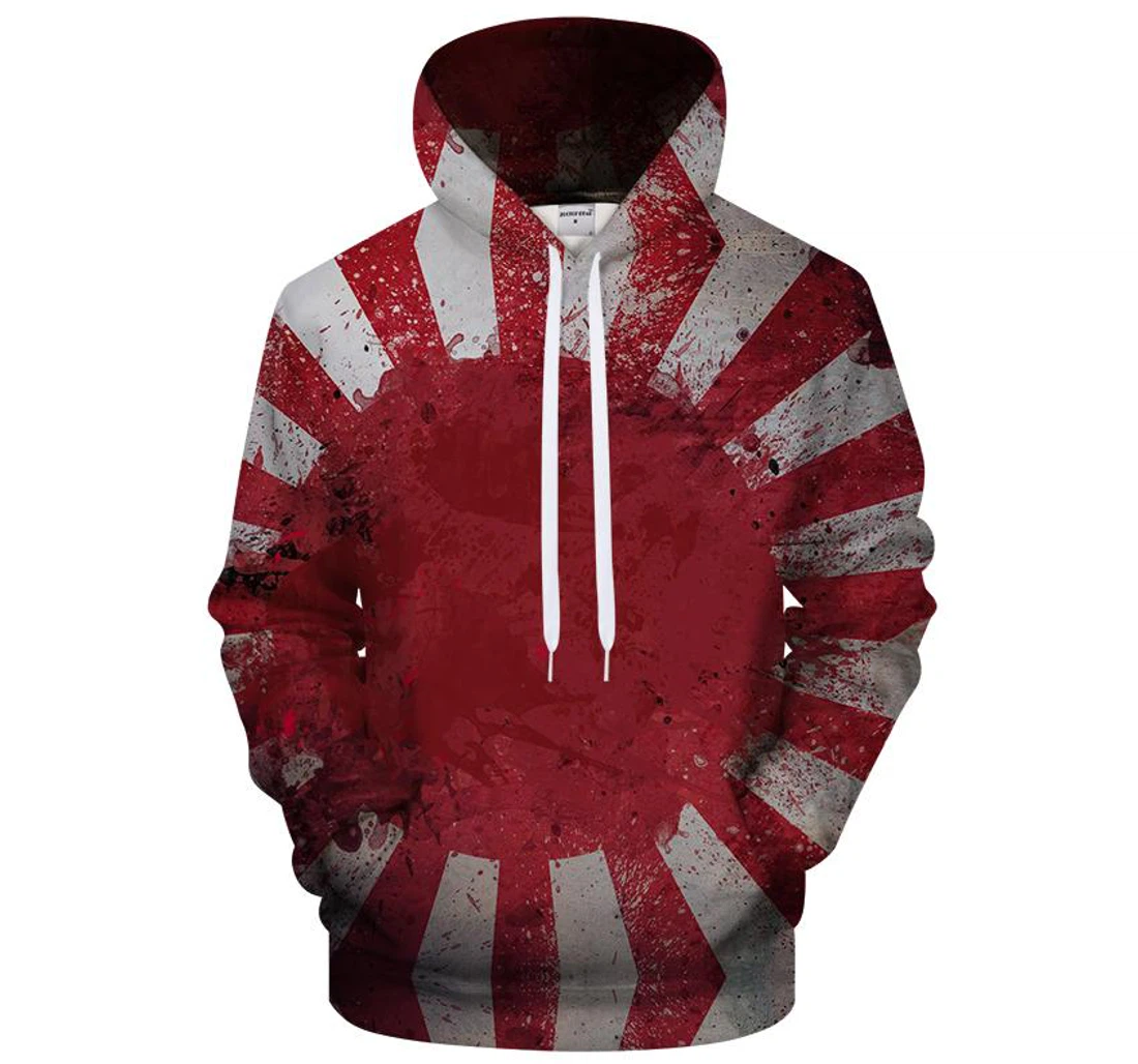 Japan Spirit - 3D Printed Pullover Hoodie