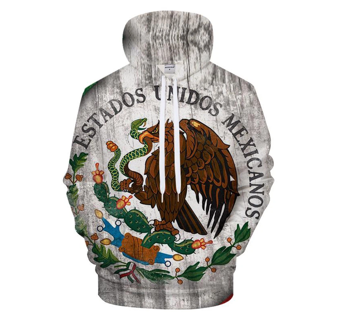 Mexico World Cup - 3D Printed Pullover Hoodie