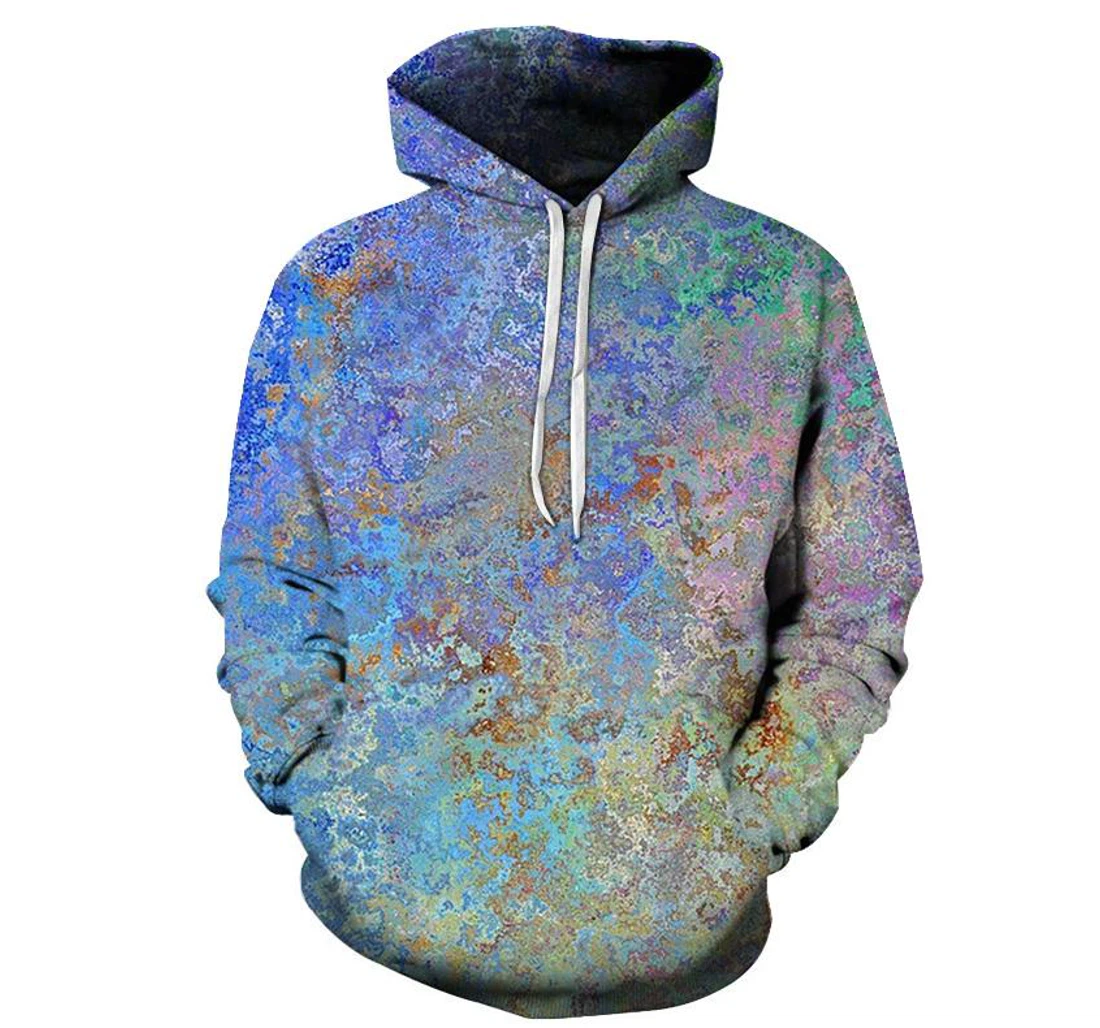 Nature Colors - 3D Printed Pullover Hoodie