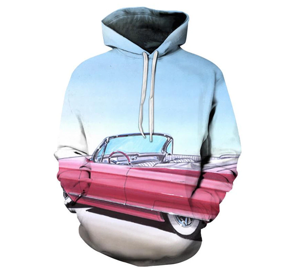 Roof Down - 3D Printed Pullover Hoodie