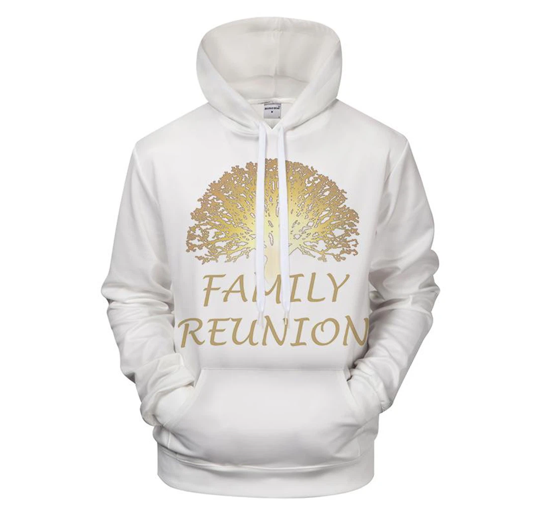 Golden Family Reunion - 3D Printed Pullover Hoodie