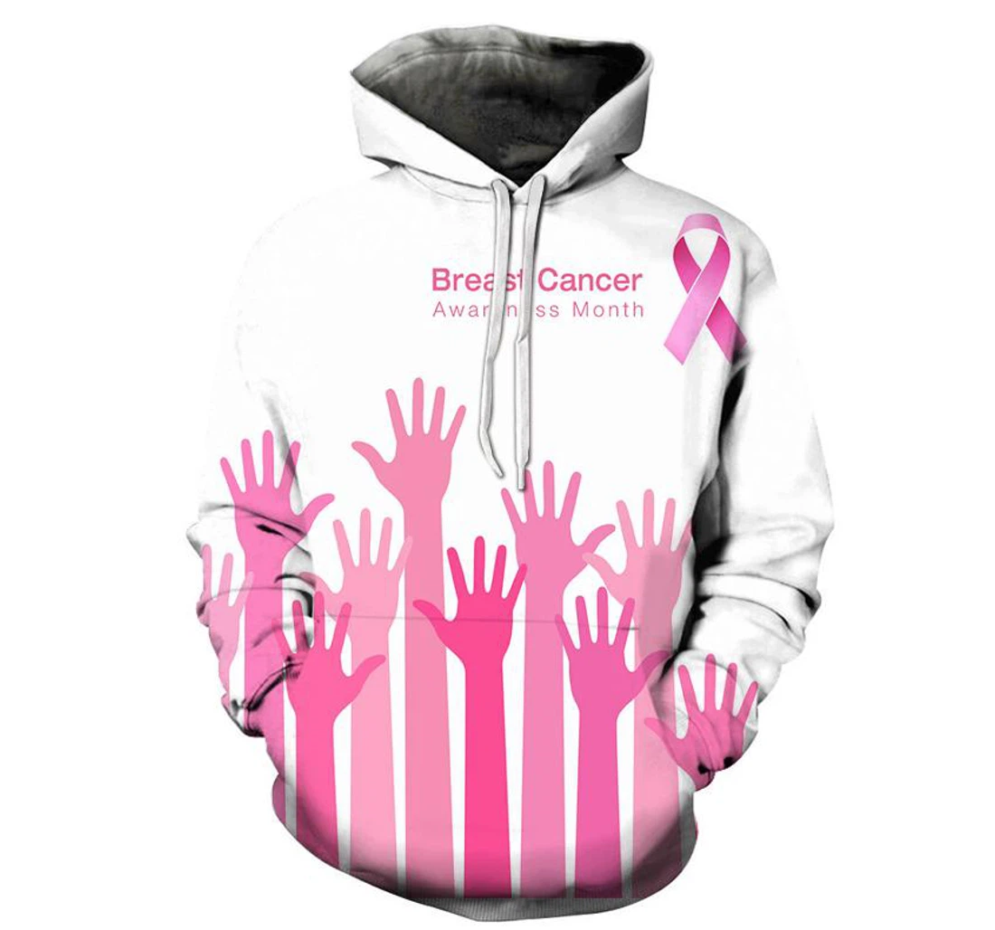 Supportive Hands Bca - 3D Printed Pullover Hoodie