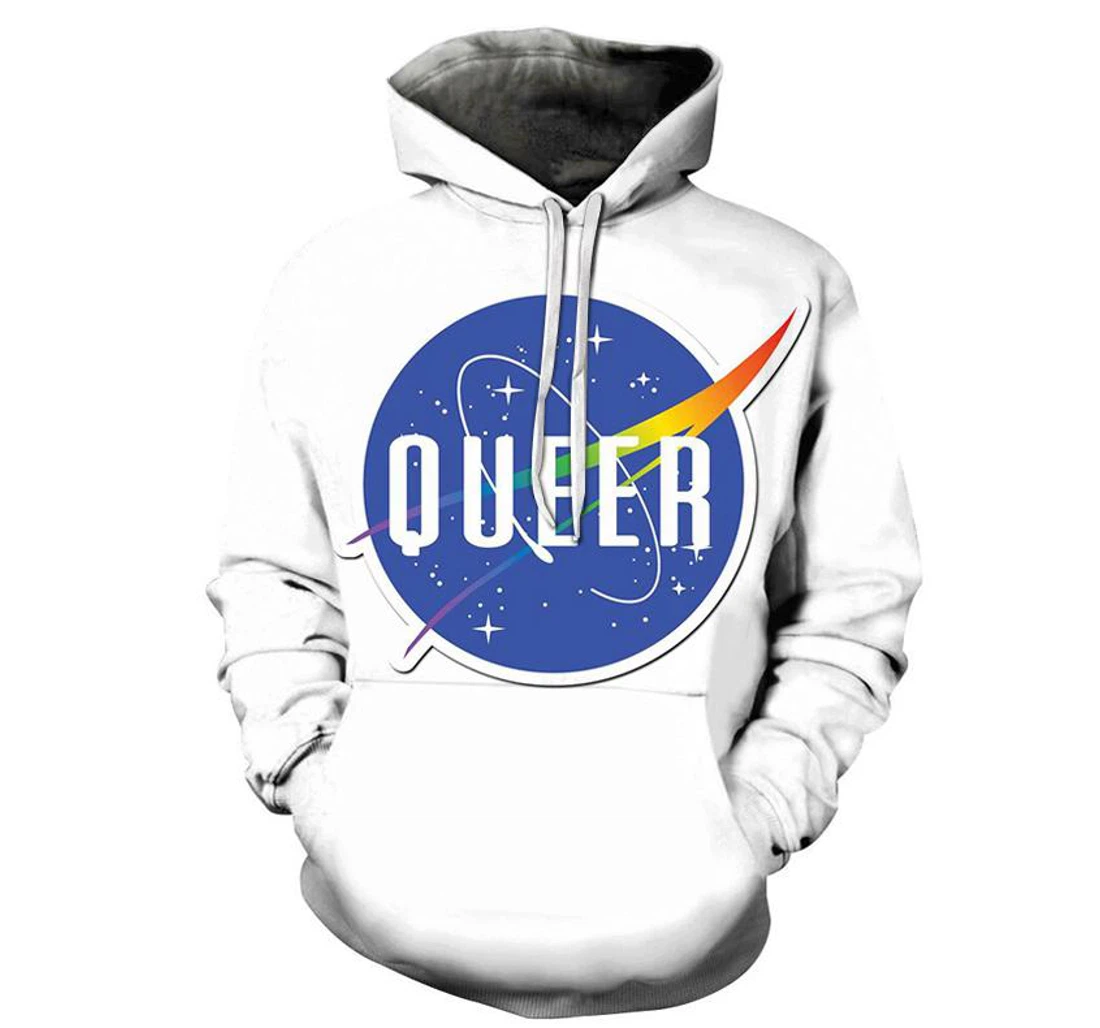 The Queer - 3D Printed Pullover Hoodie