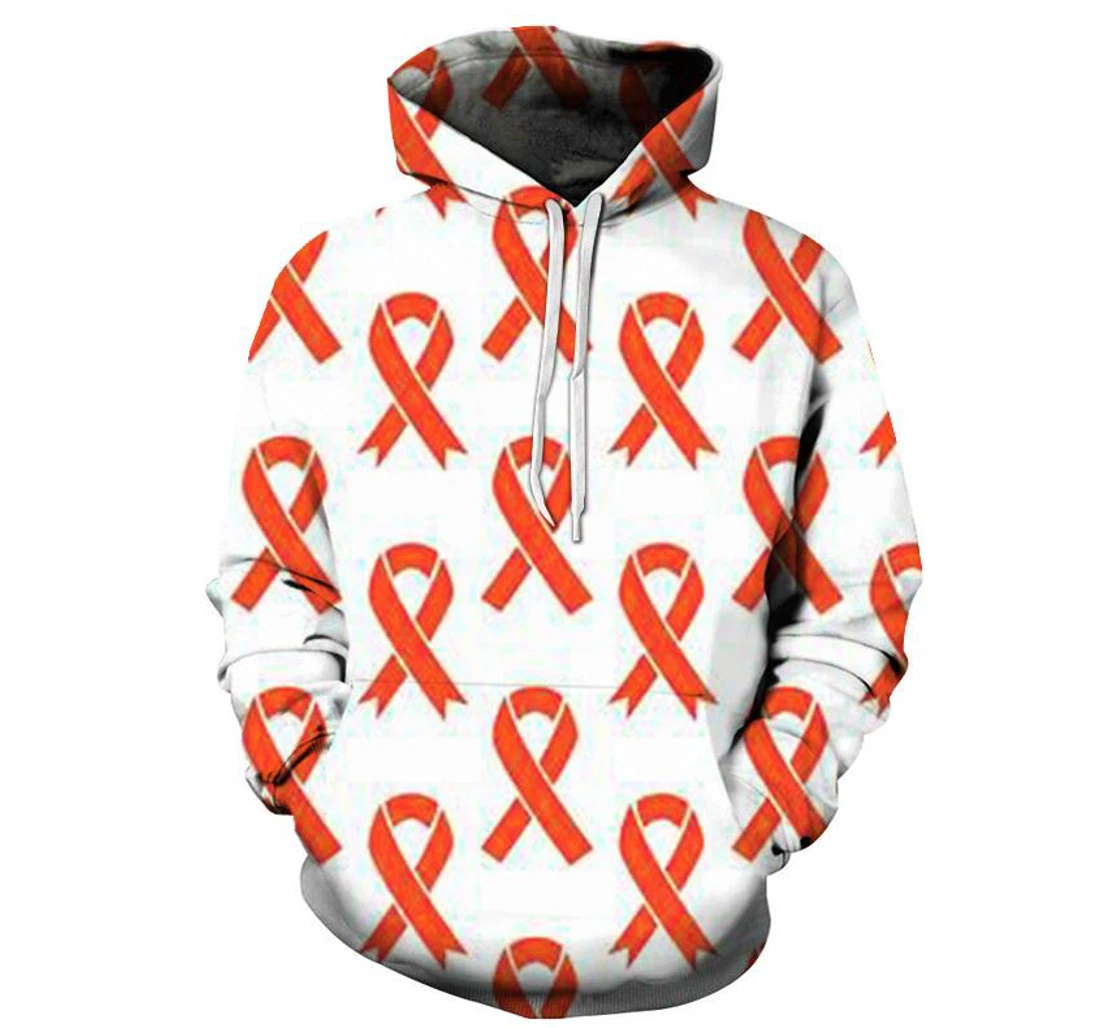 Cancer Awareness Ribbons - 3D Printed Pullover Hoodie