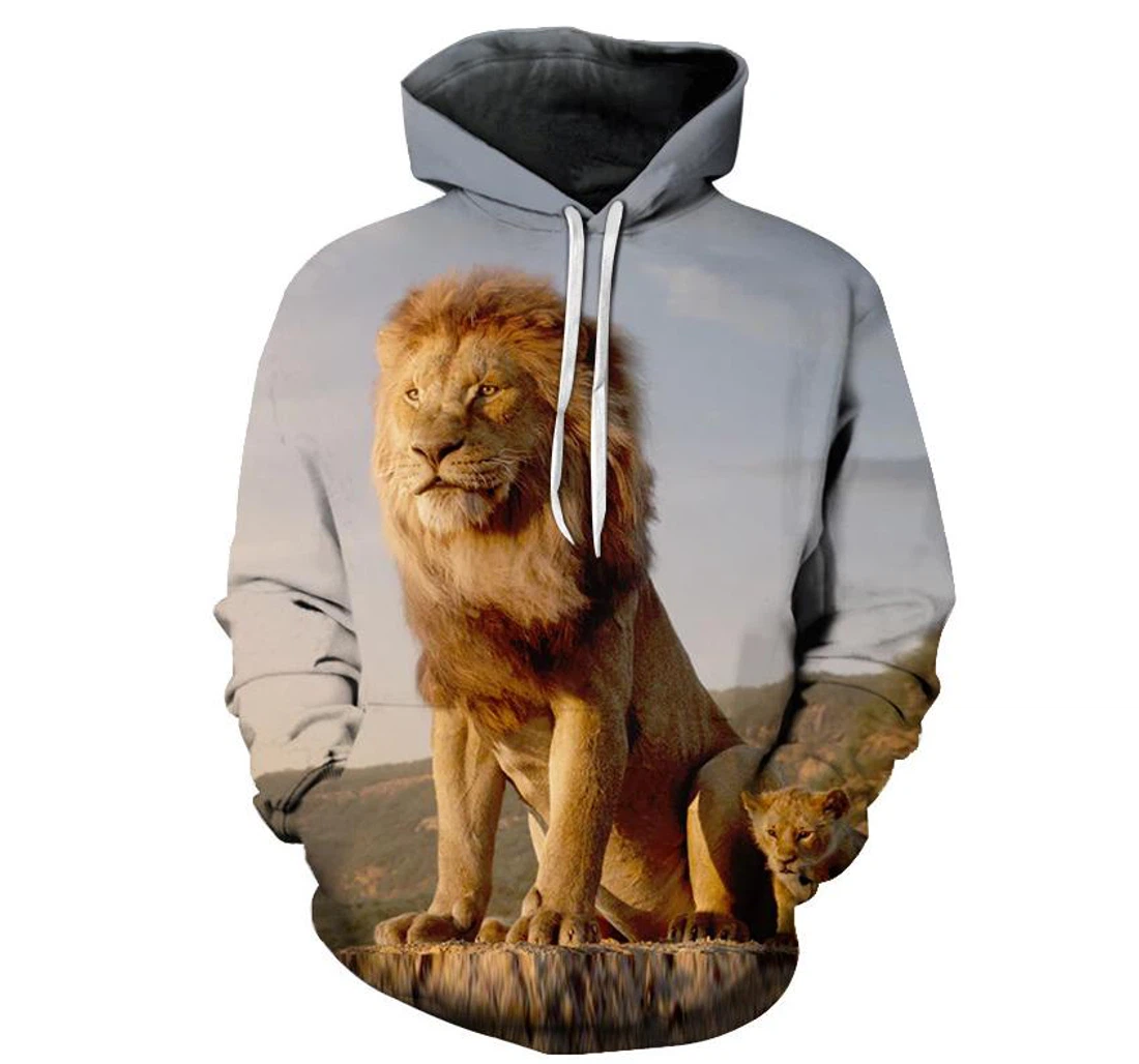 Simba The Lion King - 3D Printed Pullover Hoodie