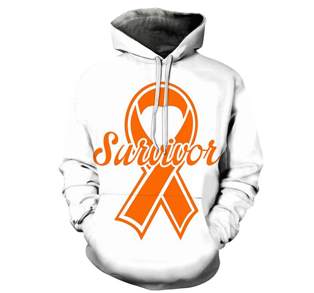 Cancer Survivor - 3D Printed Pullover Hoodie