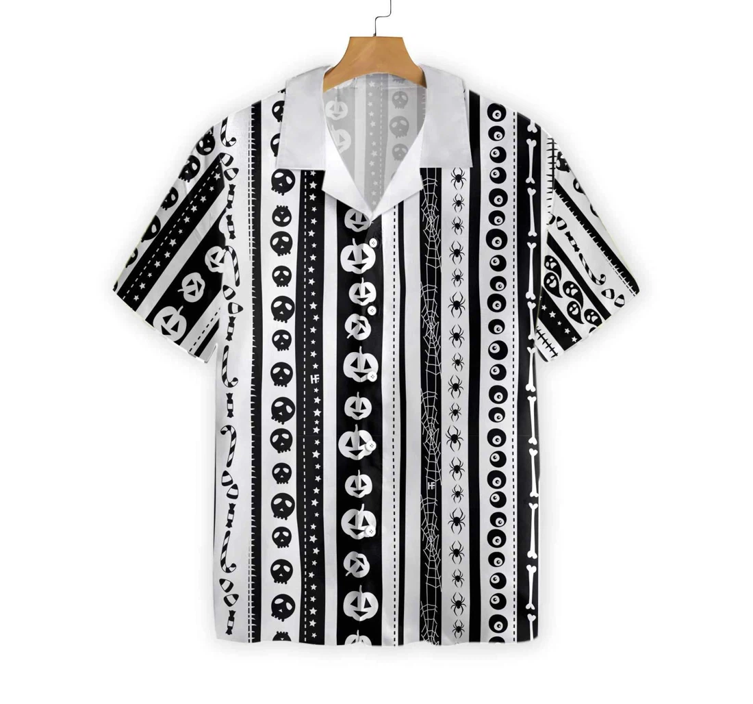 Halloween Hawaiian Shirt, Button Up Aloha Shirt For Men, Women