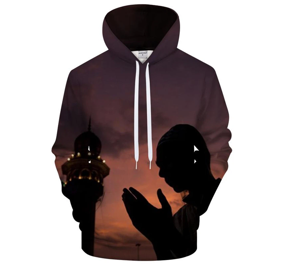 Ramadan Faith - 3D Printed Pullover Hoodie